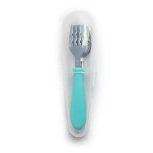 Cuitisan Infant Kid Smart Spoon Fork Set with Case