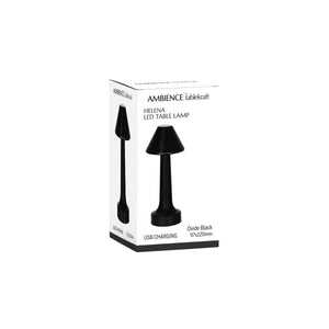 Tablekraft Ambience Helena Rechargeable Cordless LED Table Lamp – 5200mAh