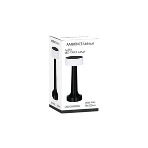 Tablekraft Ambience Aura Rechargeable Cordless LED Table Lamp - 5200mAh