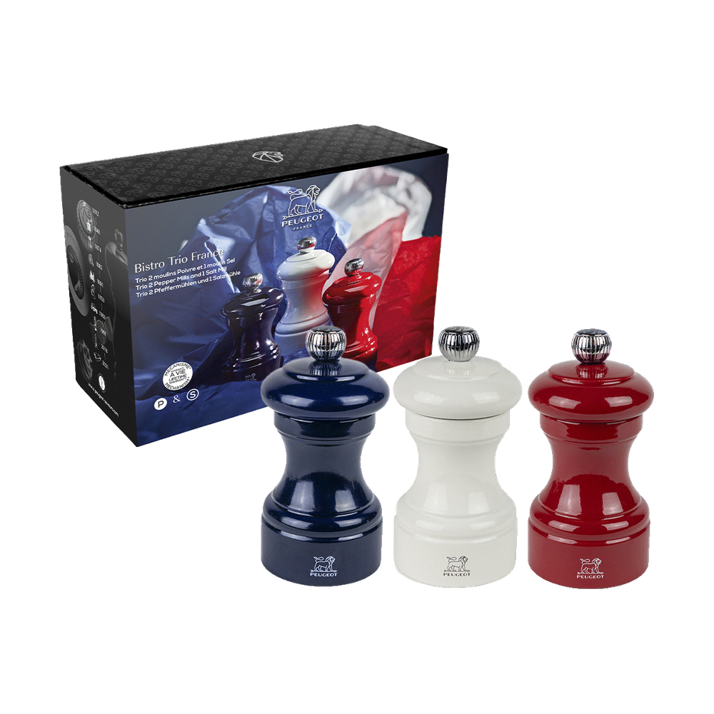 Bistro Salt/Pepper Mill Trio, 10cm