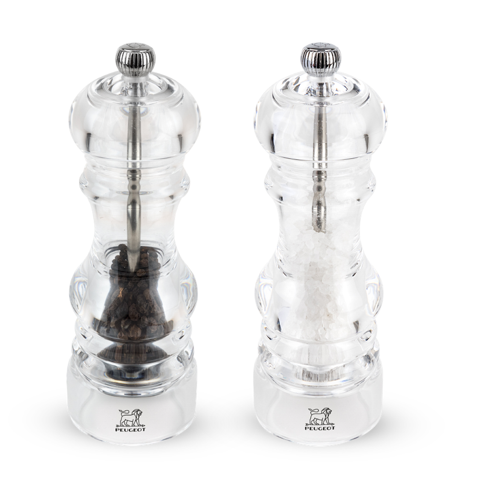 Nancy Salt & Pepper Mills Duo in Acrylic, 18cm