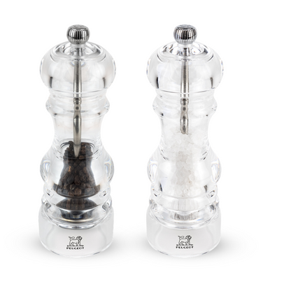Nancy Salt & Pepper Mills Duo in Acrylic, 18cm