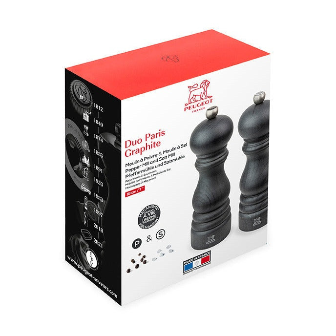 Paris Salt & Pepper Mills Duo, 18cm
