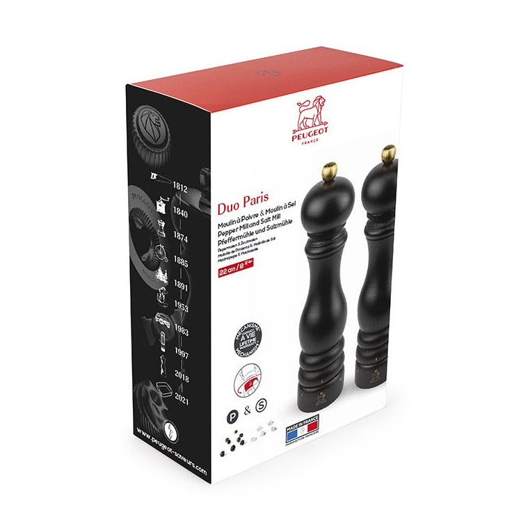 Paris u'Select Salt & Pepper Mills Duo, 22cm