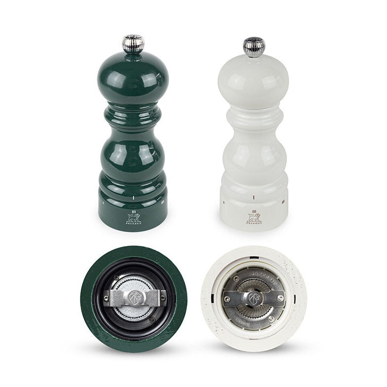 Parisrama u'Select Salt & Pepper Mills Duo Gift Set, 15cm + Matt Black Bamboo Tray