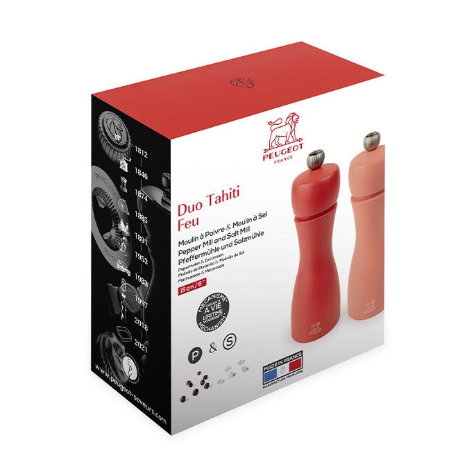 Tahiti Salt & Pepper Mills Duo, 15cm