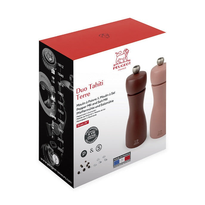 Tahiti Salt & Pepper Mills Duo, 15cm