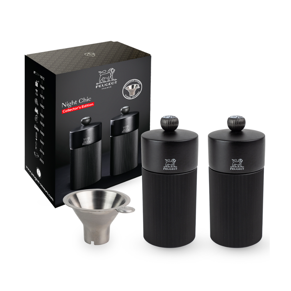 Line Salt & Pepper Mill Gift Set, 12cm