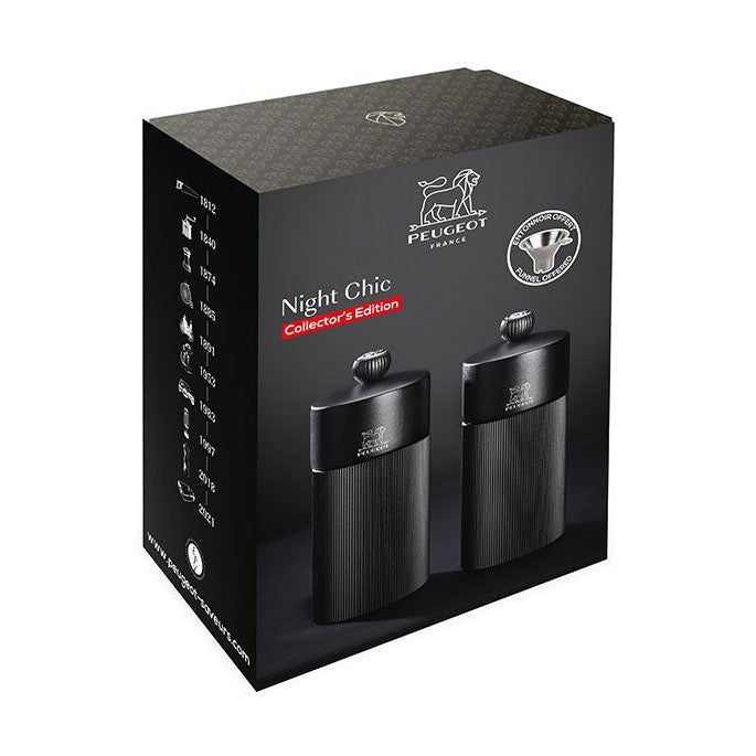 Line Salt & Pepper Mill Gift Set, 12cm