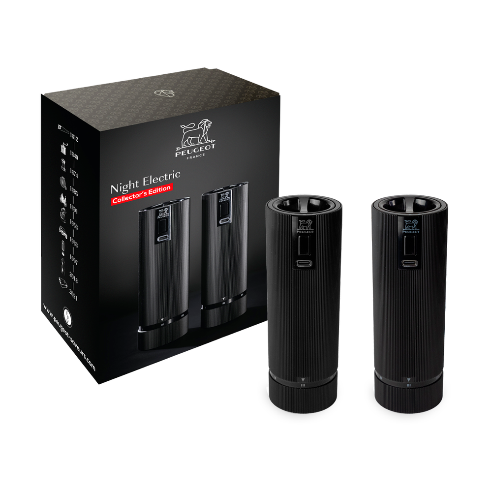 Line Night Electric Zirlion u'Select Salt & Pepper Mill Gift Set, 15cm