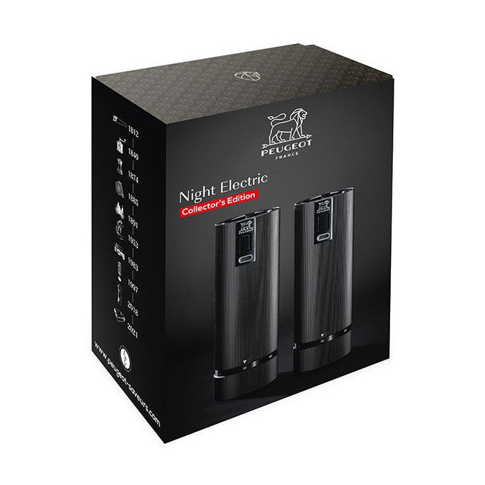 Line Night Electric Zirlion u'Select Salt & Pepper Mill Gift Set, 15cm