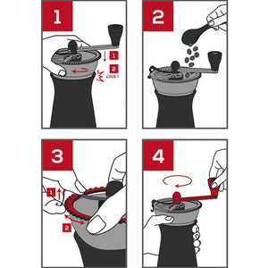Kronos Manual Coffee Mill, 19cm