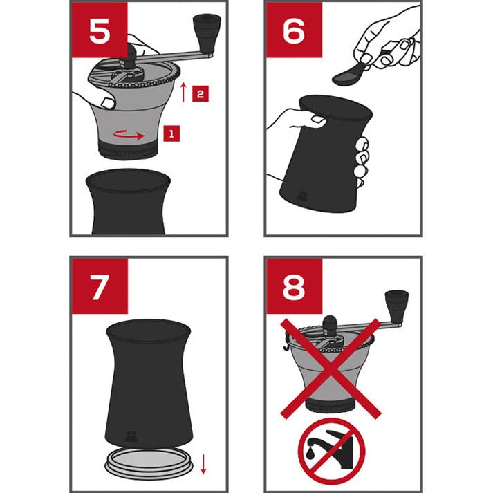 Kronos Manual Coffee Mill, 19cm