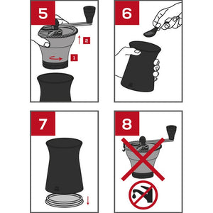 Kronos Manual Coffee Mill, 19cm