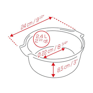 Appolia Soufflé Dish, 22cm