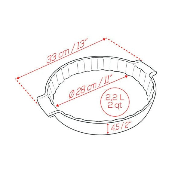 Appolia Meat Pie Dish, 28cm