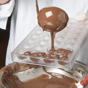 Matfer Bourgeat Chocolate Mould 24 Rose - 29x19mm