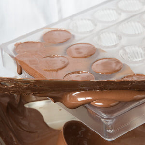 Matfer Bourgeat Chocolate Mould 24 Rose - 29x19mm