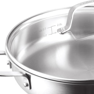 RADIUS 85 Sauté Pan with Helper Handle
