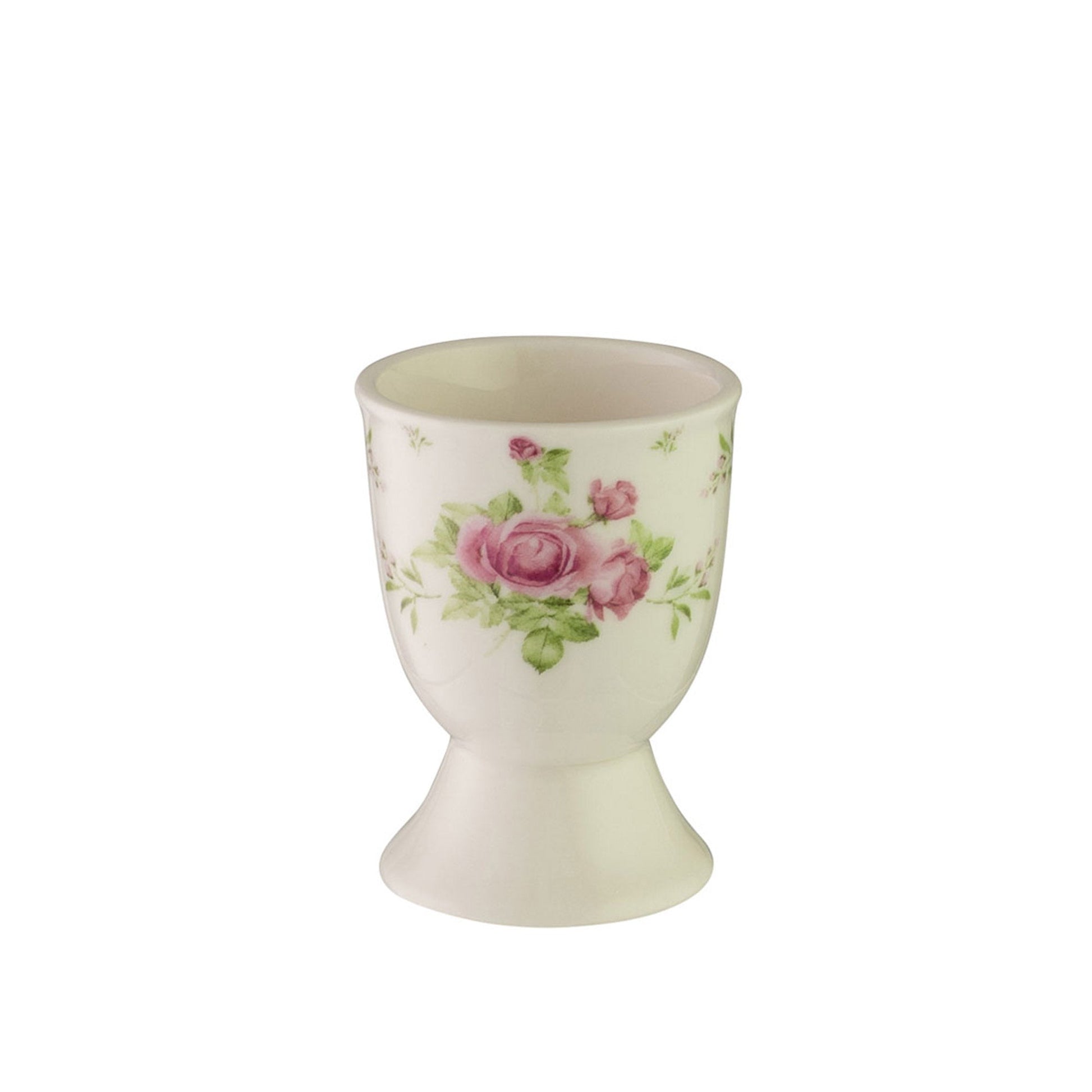 Colour Themed Egg Cup - Rose White