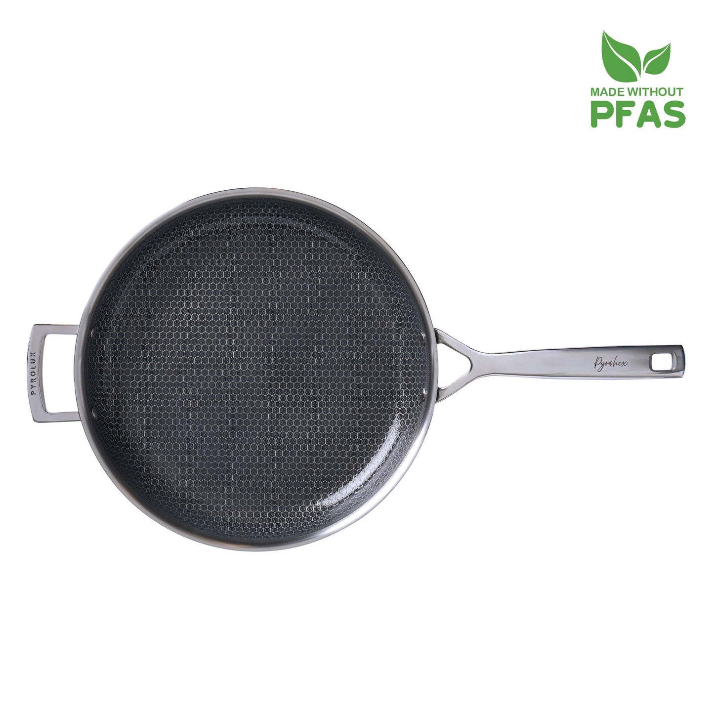 Pyrohex Fry Pan With Helper Handle