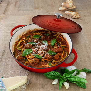 PYROCHEF Round Chef Pan Chilli Red