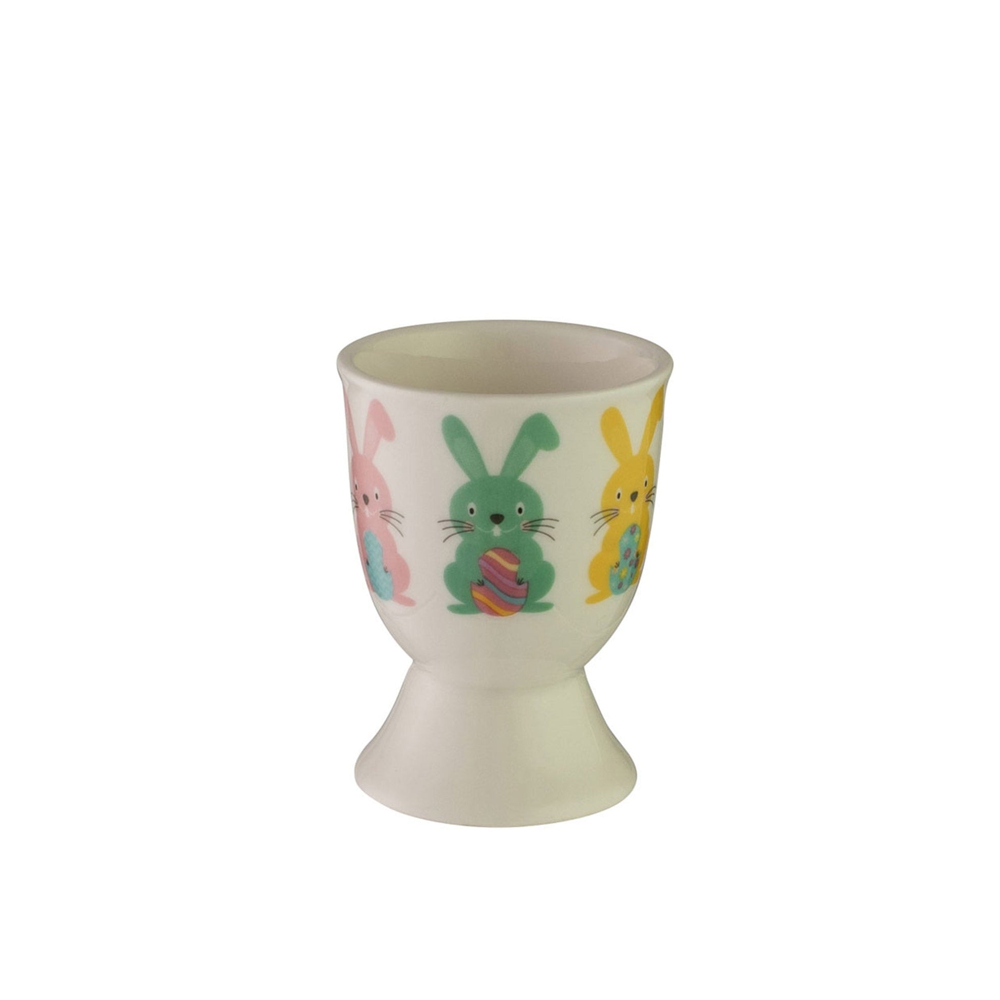 Animal Themed Egg Cup - Easter Bunny and Eggs