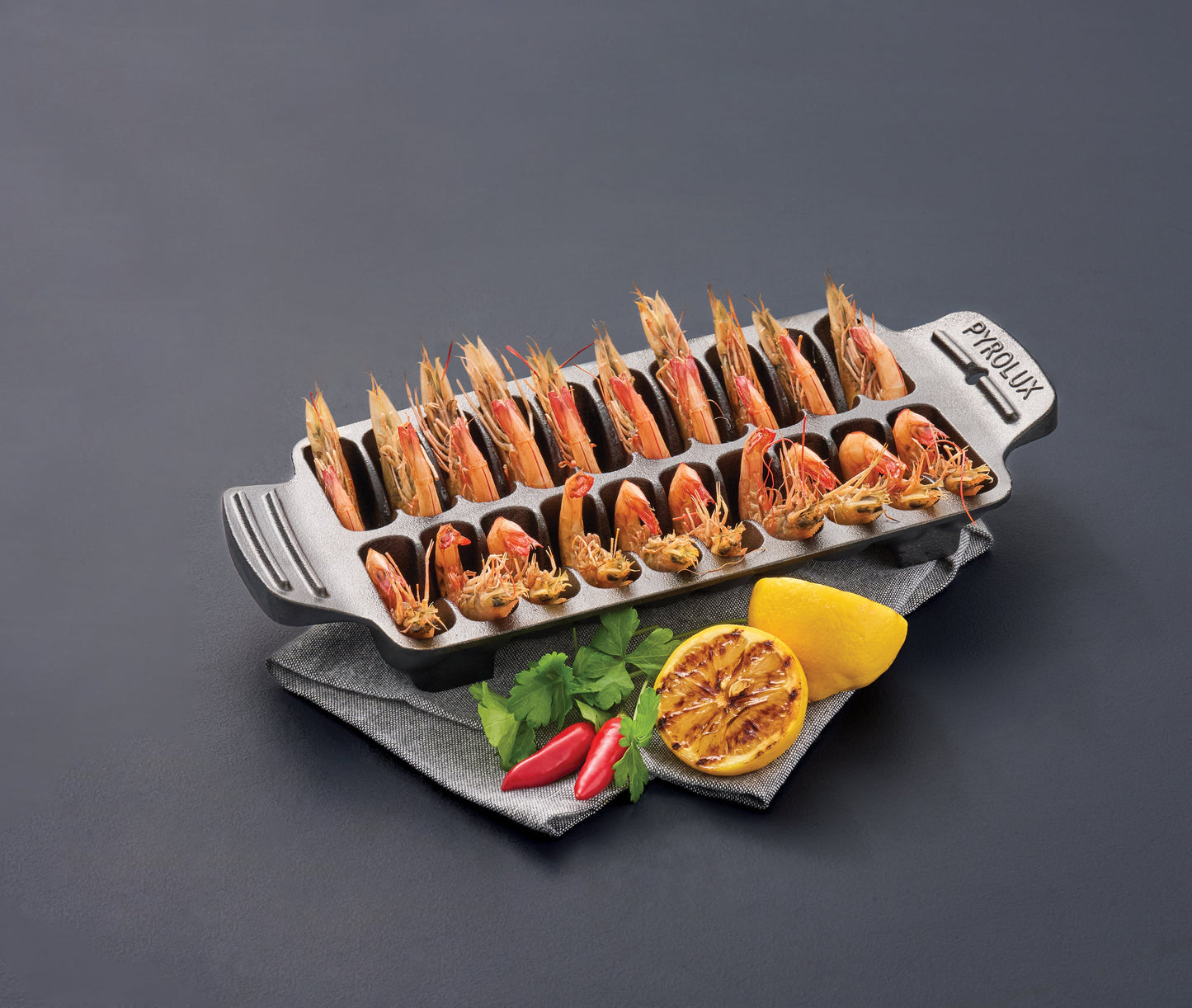 PYROCAST 20 Piece Prawn Grill Tray