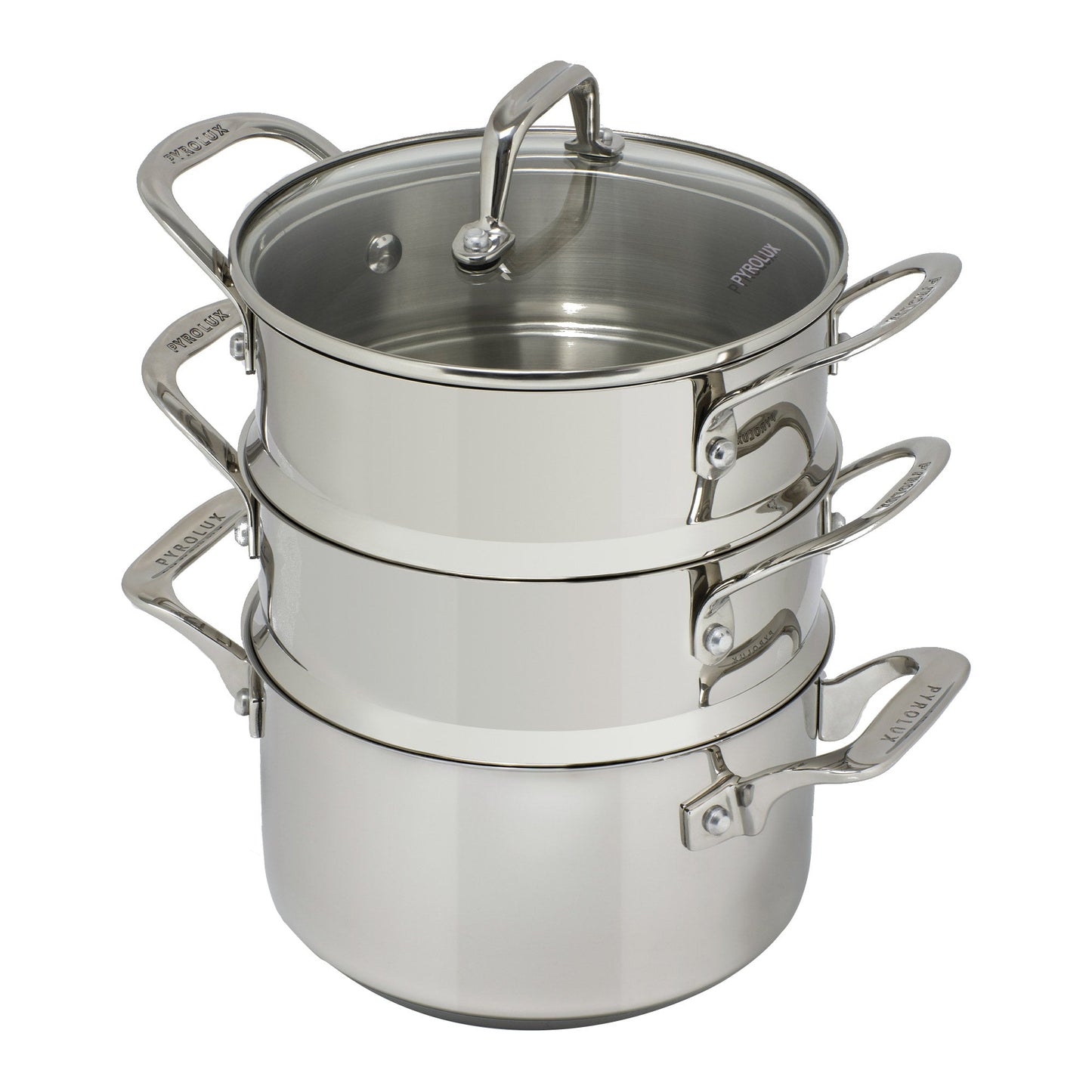 Pyrolux PYROSTEEL Tier Steamer Set 24cm/3