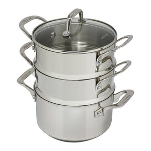 Pyrolux PYROSTEEL Tier Steamer Set 24cm/3