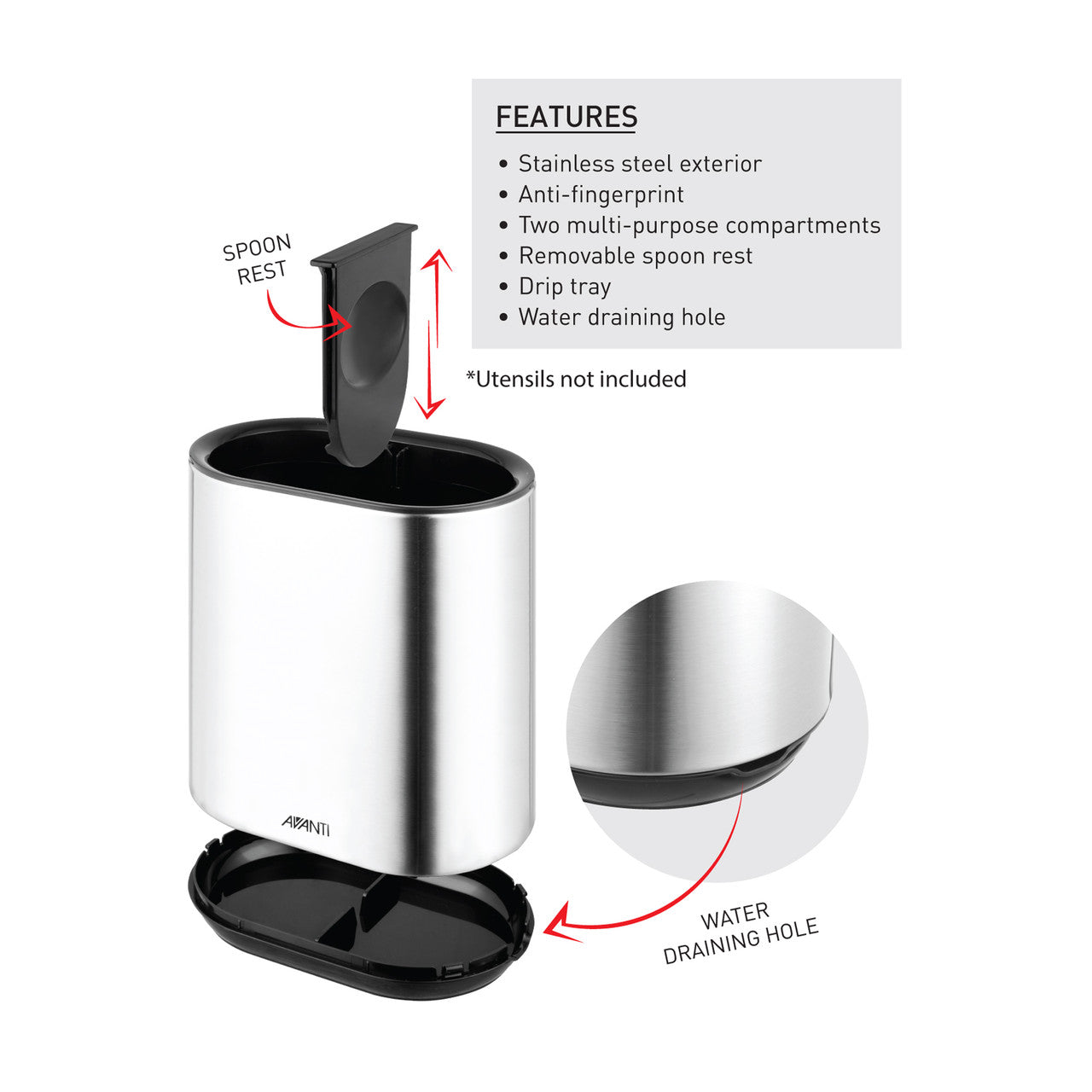 Knife and Utensil Holder
