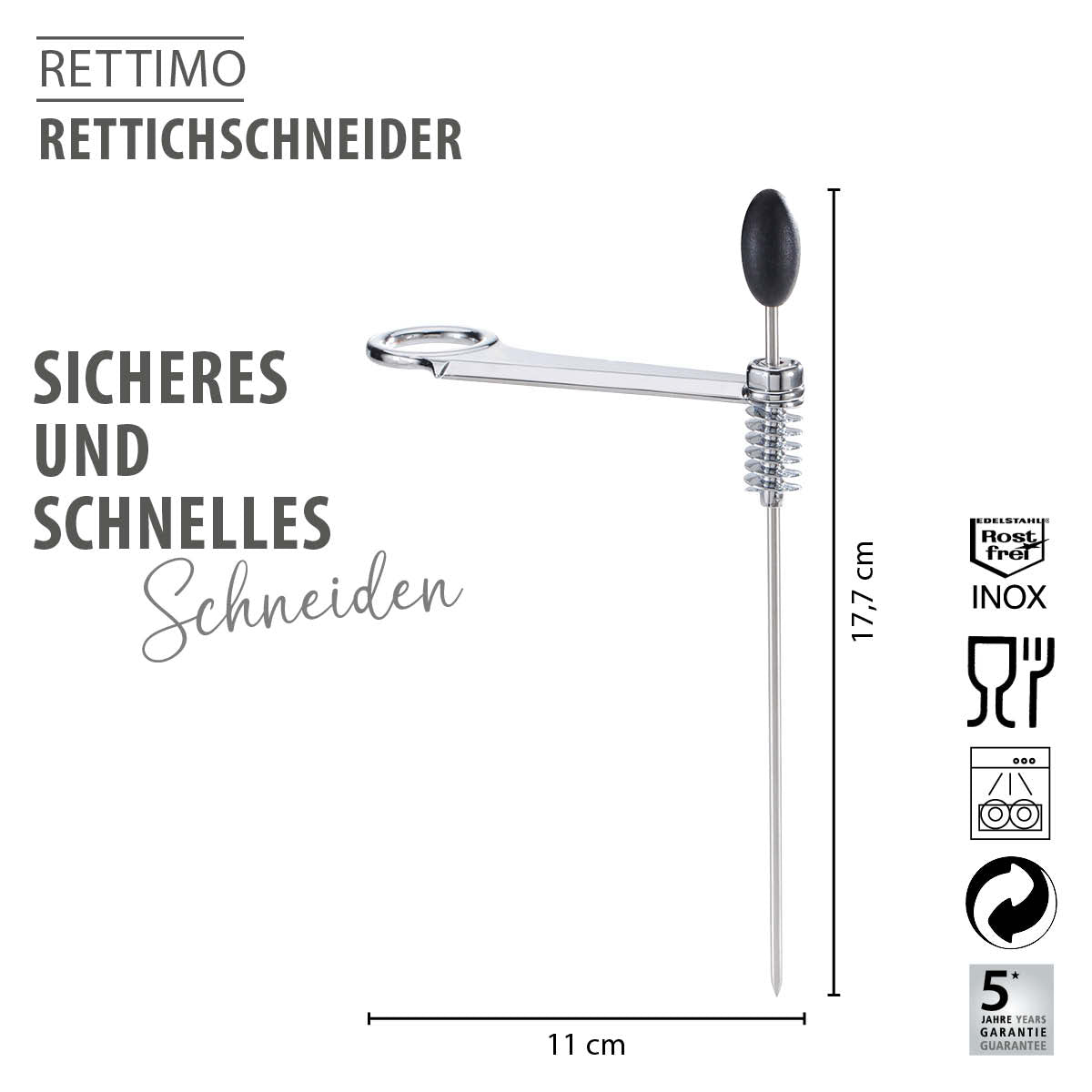 Radish spiral cutter RETTIMO