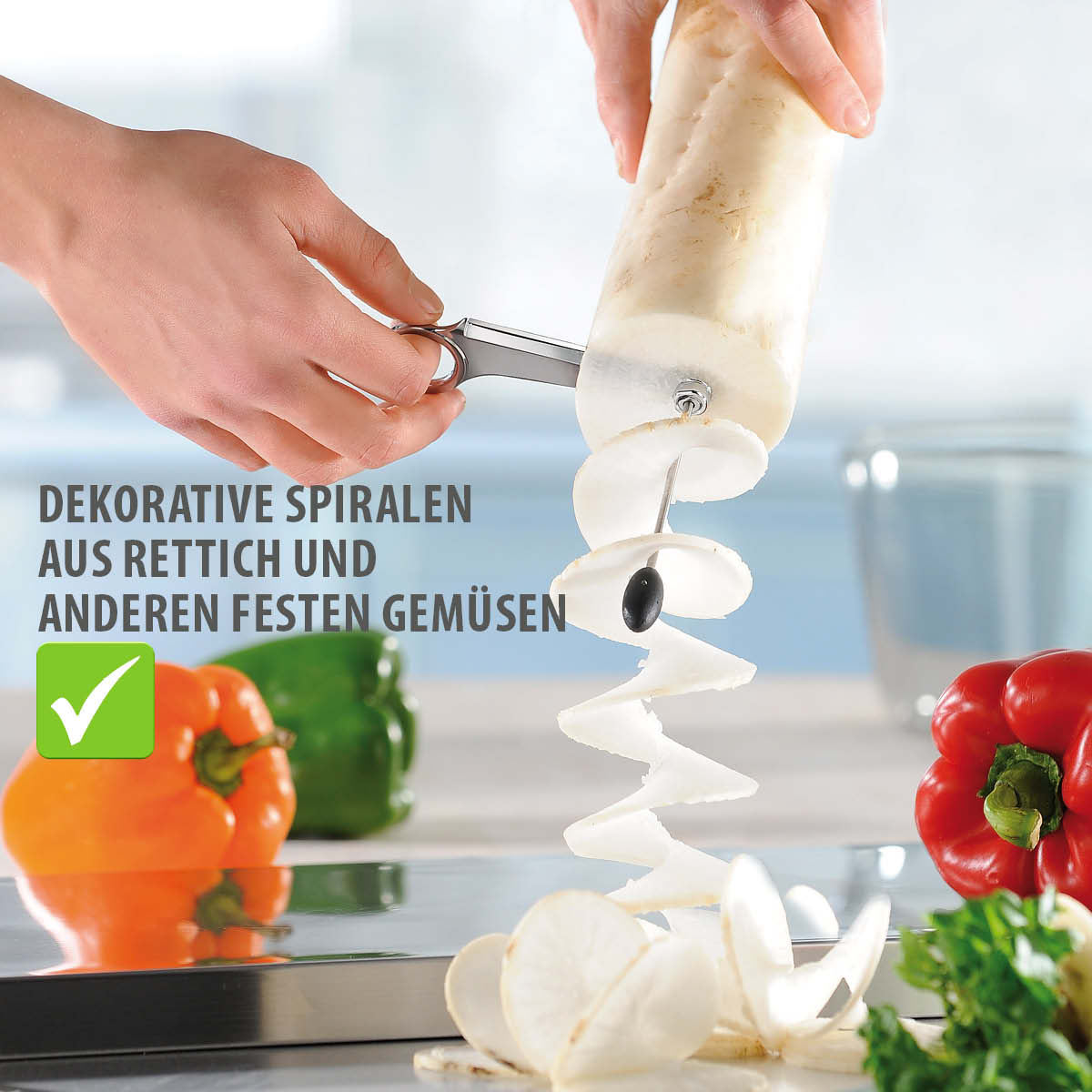 Radish spiral cutter RETTIMO