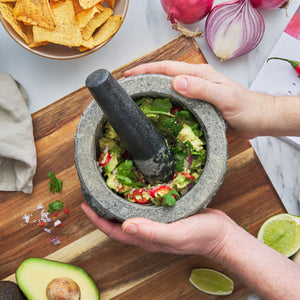 Rough Mortar And Pestle - 17cm