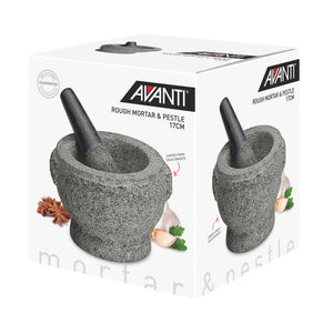 Rough Mortar And Pestle - 17cm