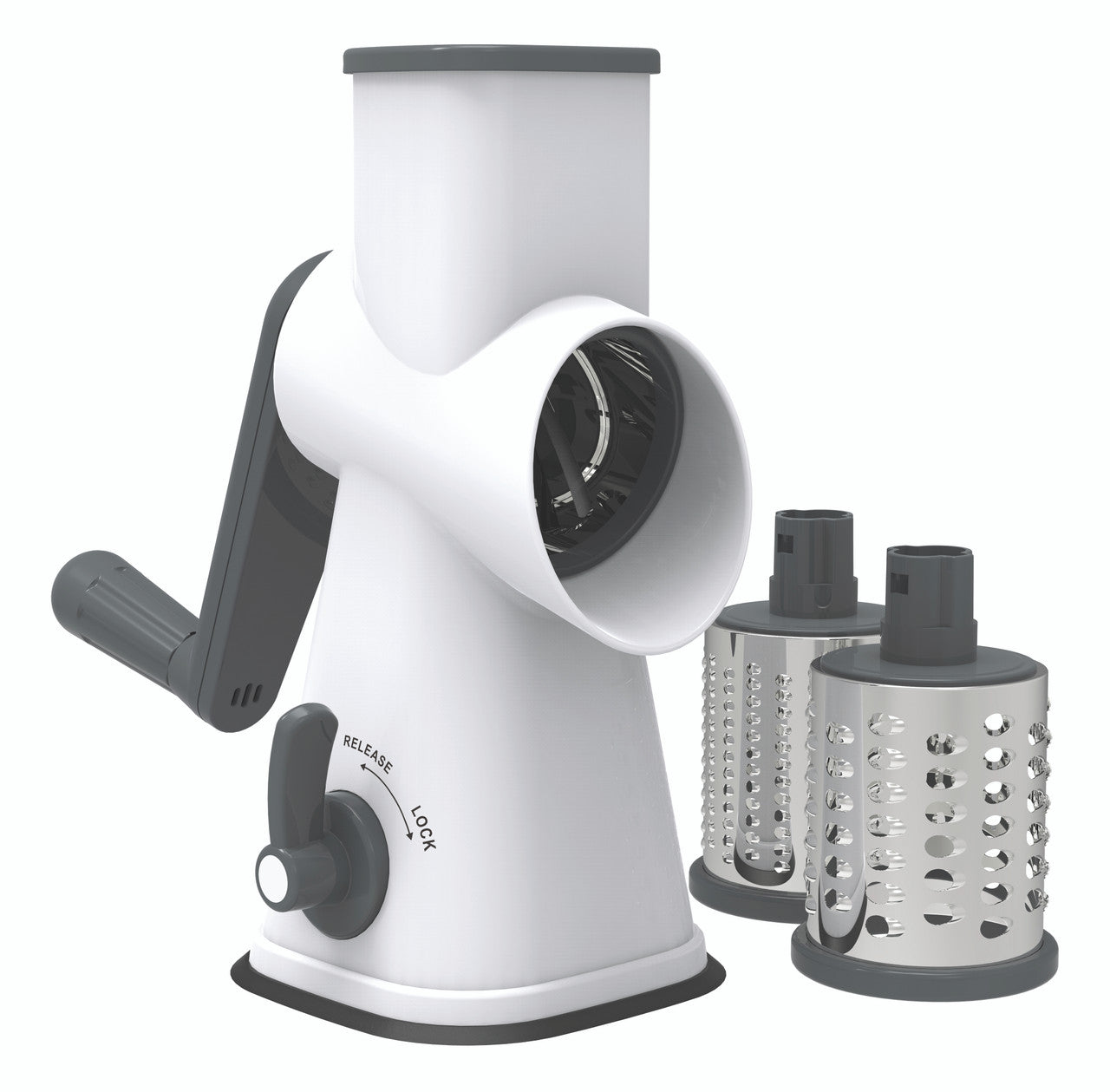 Table Top Drum Grater With 3 Blades