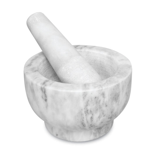 Marble Footed Mortar And Pestle