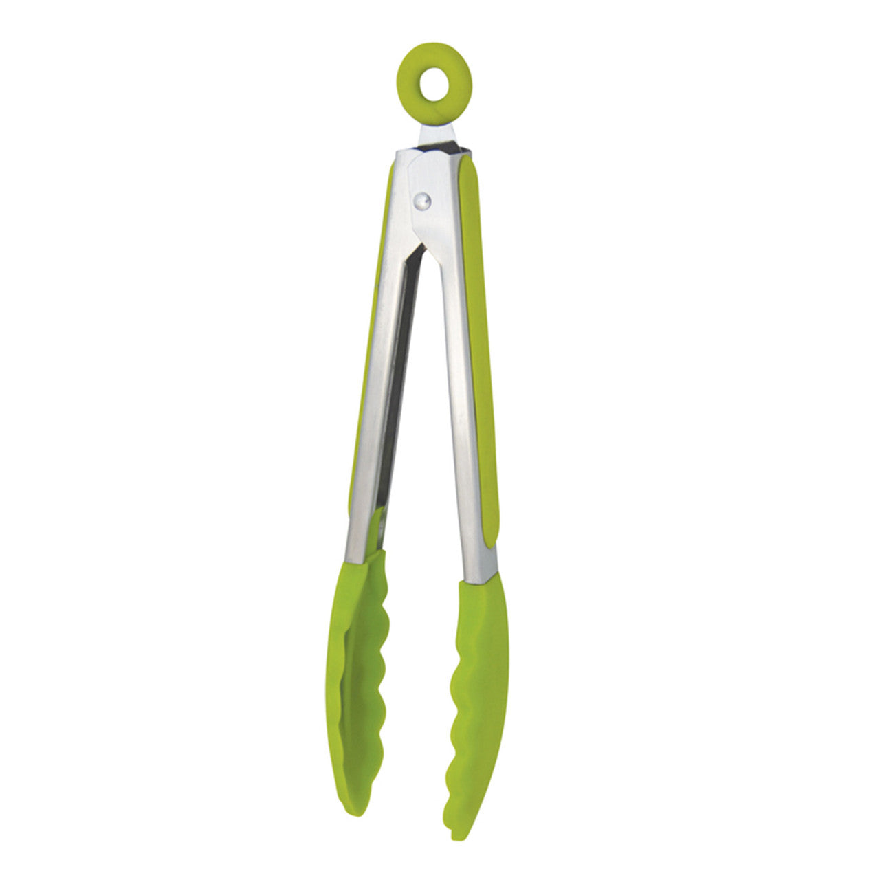 Silicone Tongs, with Stainless Steel Handle