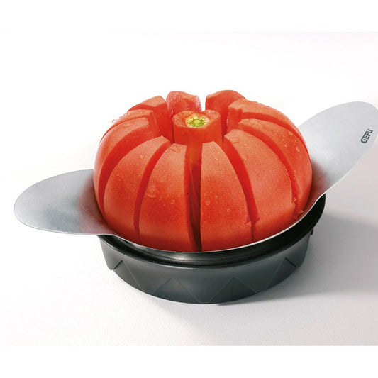 Tomato- and apple slicer POMO
