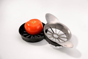 Tomato- and apple slicer POMO