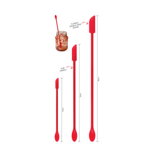 Silicone Jar Scrapers, 3 Piece Set