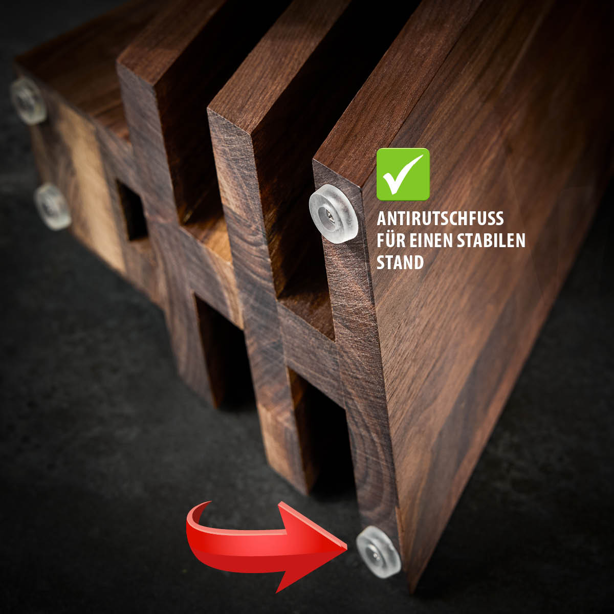 Magnetic knife block ENNO, fan design