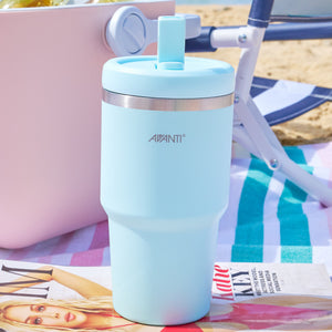 Avanti HydroQuech Insulated Smoothie Tumbler with Two Lids, 550ml