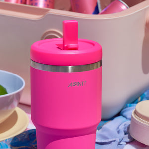 Avanti HydroQuech Insulated Smoothie Tumbler with Two Lids, 550ml