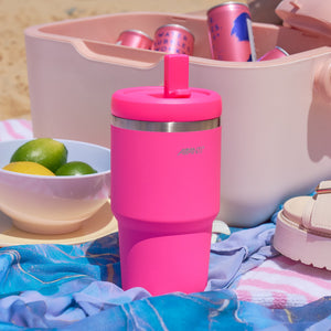 Avanti HydroQuech Insulated Smoothie Tumbler with Two Lids, 550ml