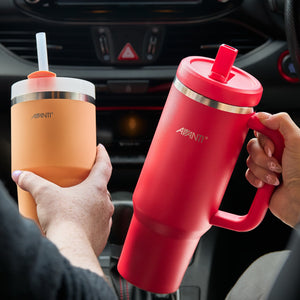 Avanti HydroQuech Insulated Smoothie Tumbler with Two Lids, 550ml