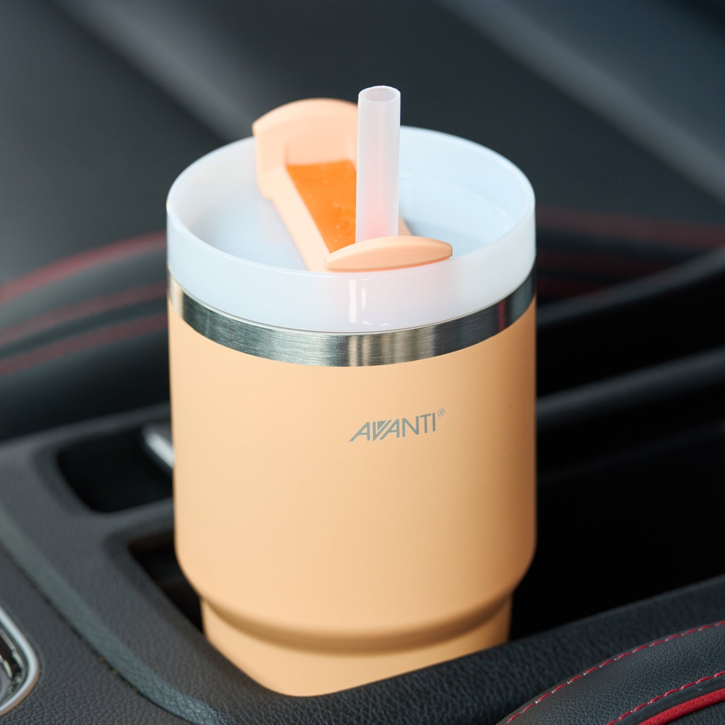 Avanti HydroQuech Insulated Smoothie Tumbler with Two Lids, 550ml