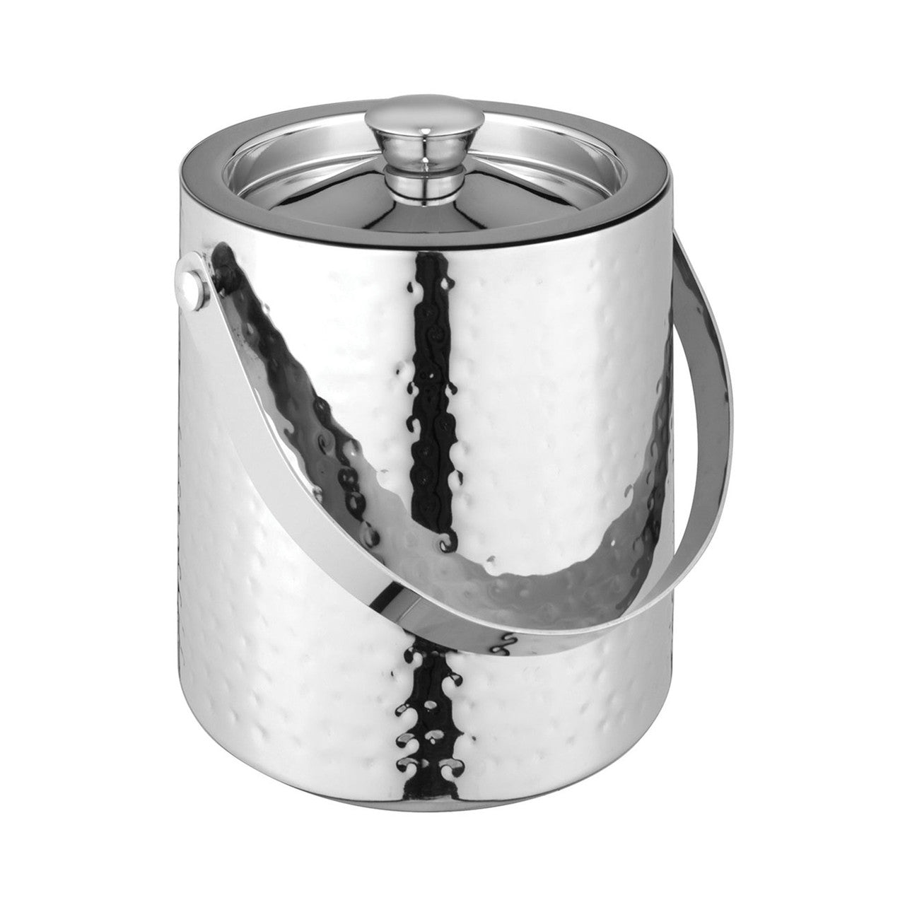 Hammered Double Wall Ice Bucket