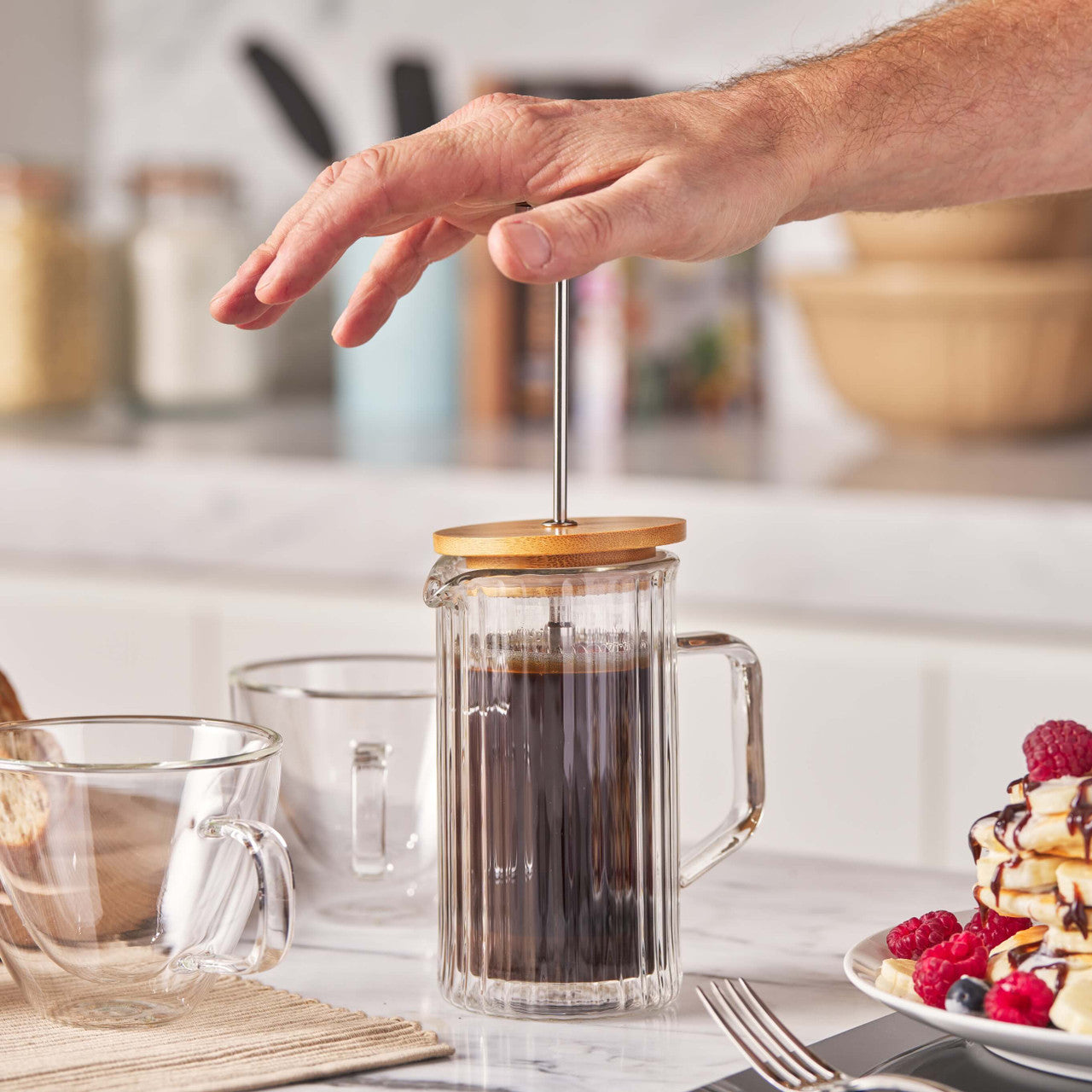 Rigato Double Wall Coffee Plunger - 600ml
