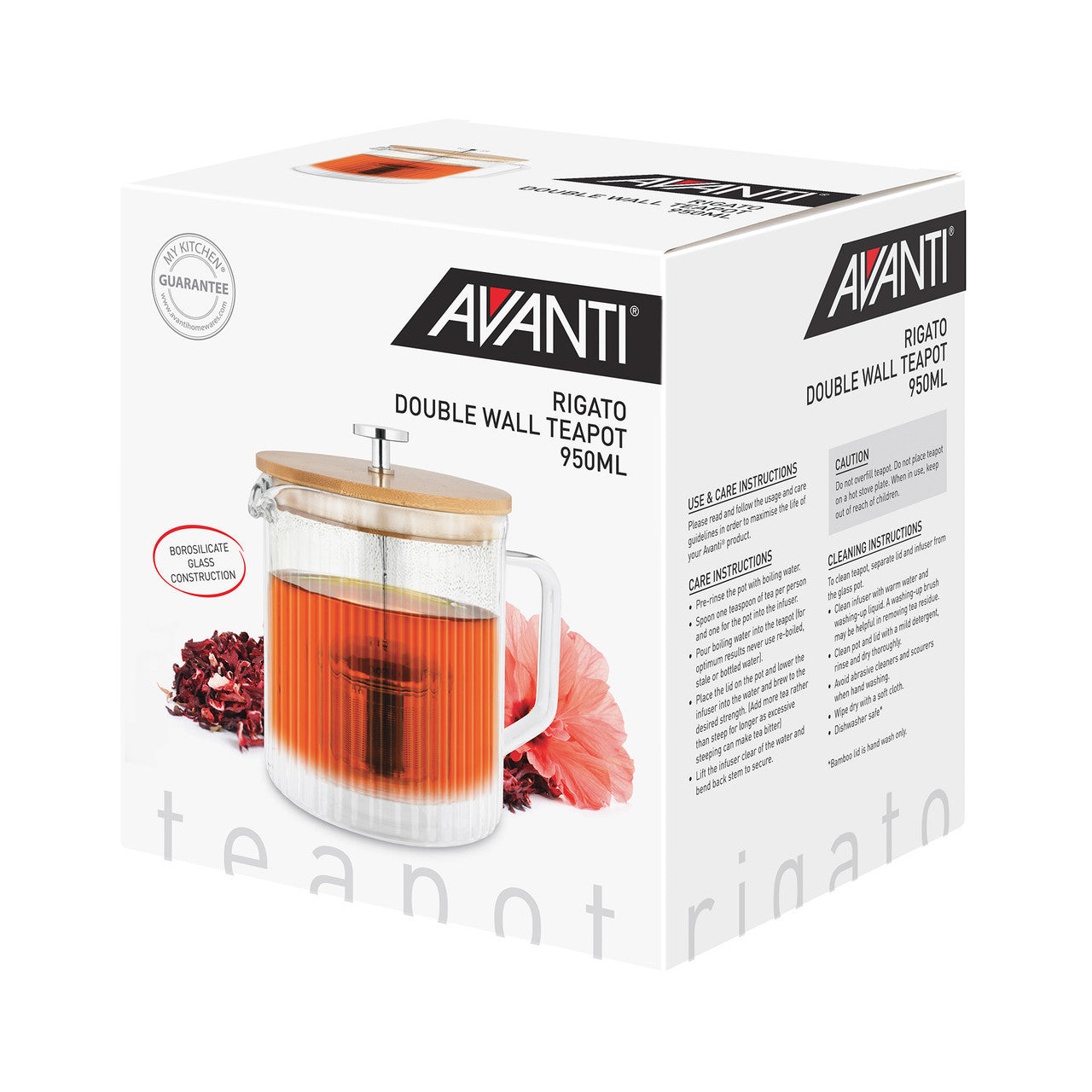 Rigato Double Wall Teapot